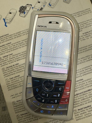 Nokia 7610 mobile phone with 512MB memory card