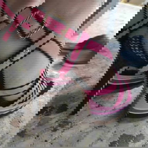 Σανδάλια στιλέτο Jessica Simpson ροζ, Νο 39, σαν καινούργιο