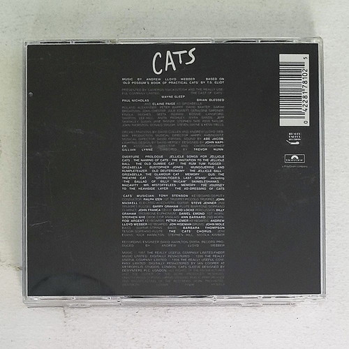 Cats double CD used musical by Andrew Lloyd Webber