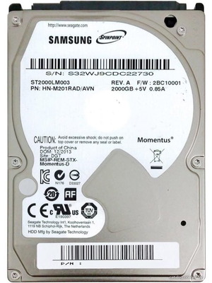Seagate Spinpoint 2TB 2000GB M9T ST2000LM003 5400 RPM 32MB Cache SATA3 2.5" laptop HDD PS3 PS4