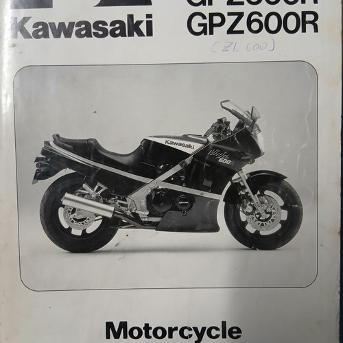 Kawasaki Service Manual VN-800 Vulcan 96-97 and GPZ-500/600 85-89 like new