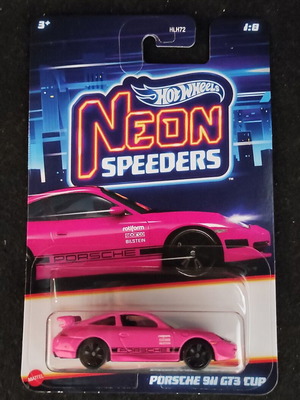 Hot Wheels Neon Speeders 2024 Porsche 911 GT3 Cup καινούργιο