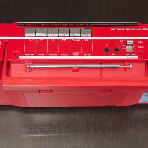 Radio cassette player new with battery and 220V power