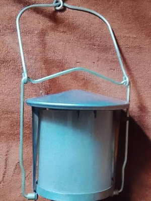 Vintage MEVA camping set with gas stove and lamp, new