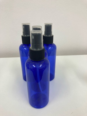 Φιάλες πλαστικές με σπρέι 100ml καινούργιες, πακέτο 4 τεμαχίων