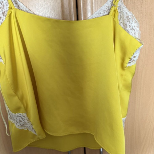 Zara top lingerie like new, yellow, size XS