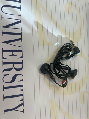 Ακουστικά hands free σαν καινούργια με στρογγυλό βύσμα