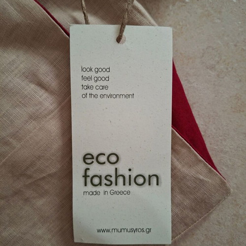 Mu Mu Organic linen dress new, size Small