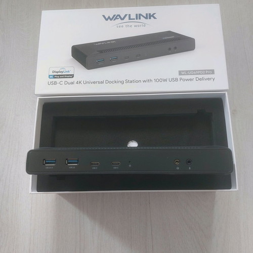Wavlink WL-UG69PD2 Pro Docking Station new with Dual 4K 60Hz and 100W PD