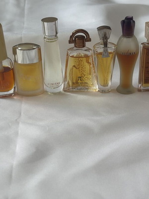 Mini perfume set used, Aromatics Elixir, Paco Rabanne, Givenchy
