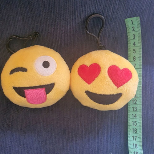 Emoji key wallets like new, set of 2, yellow