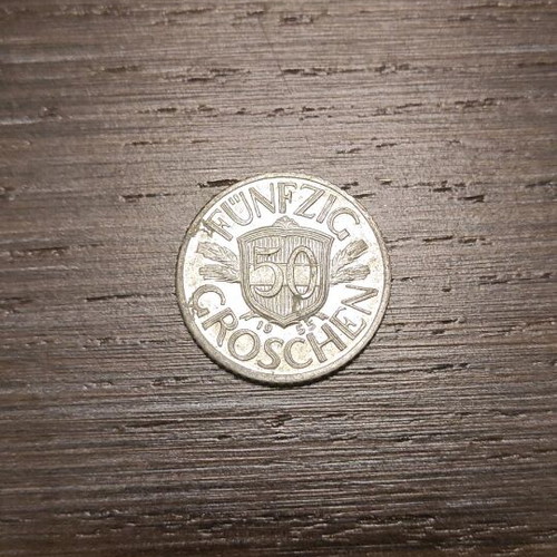 Austrian coins used, pack of 8, aluminum