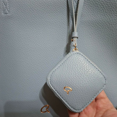 Axel shoulder bag new turquoise with small pouch
