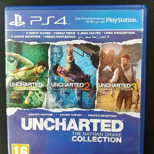 Uncharted 1, 2, 3 The Nathan Drake Collection PS4 game