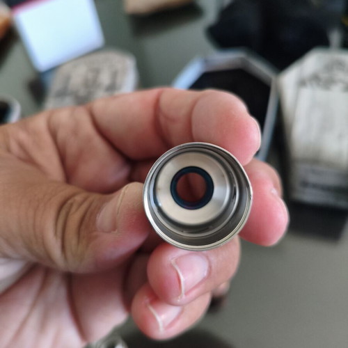 Deathwish Modz mechanical mod set used with Crossbones Mod and Unholy RDA