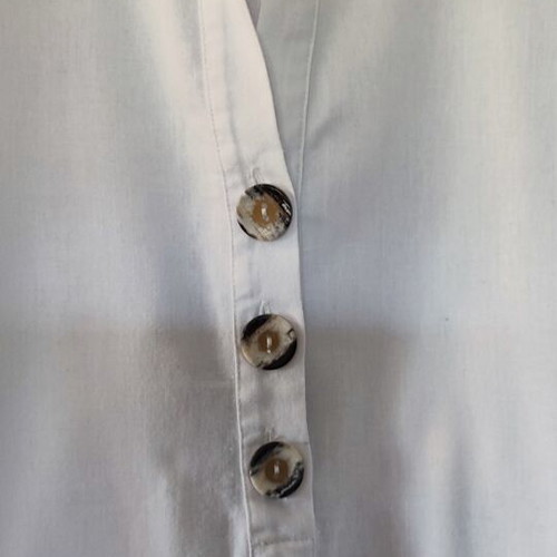 Zara white tunic like new, cotton and viscose, size XL