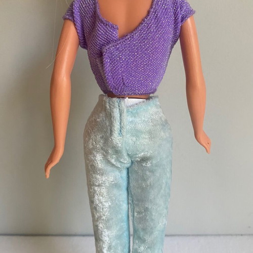 Mattel 1997 Bead Blast Barbie doll used with long blonde hair