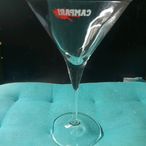 Campari promotional glass new, flawless