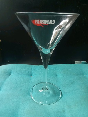 Campari promotional glass new, flawless