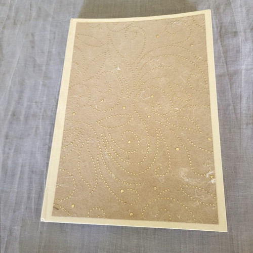 Wedding and baptism guestbook new with gold embossed designs