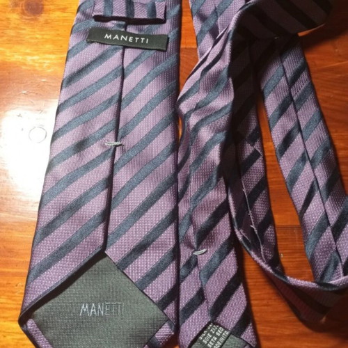 Manetti tie like new, gray