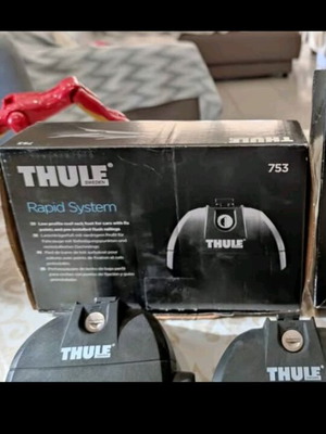 Thule 753 πόδια για μπαγκαζιέρα σαν καινούργια για Opel Corsa 2006 και άλλα μοντέλα