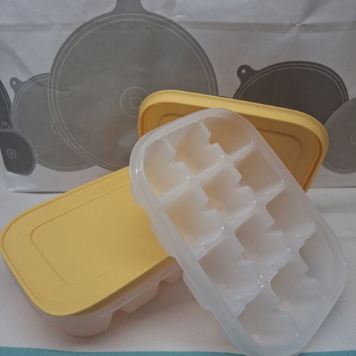 Ice Cube Trays New, 12 Cubes Each, Flexible Material