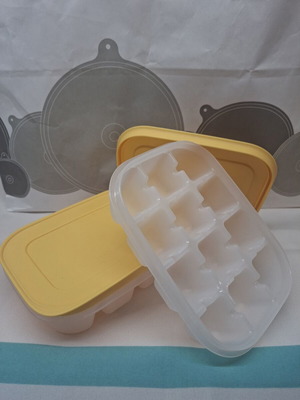 Ice Cube Trays New, 12 Cubes Each, Flexible Material
