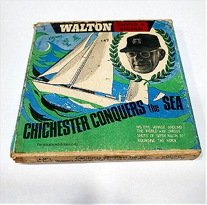 CHICHESTER CONQUERS THE SEA  8MM FILM REEL B&W SIR FRANCIS CHICHESTER CAPE HORN