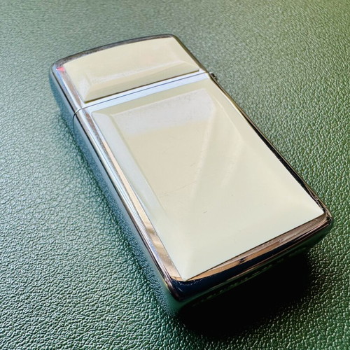 Zippo Slim Scrimshaw Ship lighter, 1999