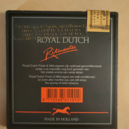 Royal Dutch Cigarillos from the '90s new, sealed pack