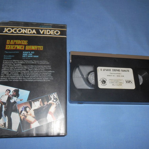 Double Dragon in Last Duel VHS used, action with subtitles
