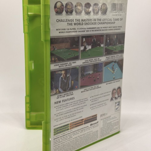 World Championship Snooker 2004 Xbox Original used