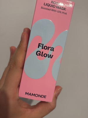Flora Glow Rose Liquid Mask Mamonde new