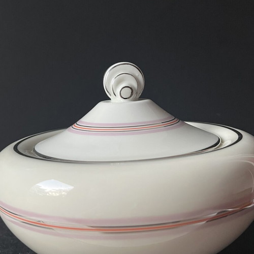 Vintage Porcelain Sugar Bowl Pirkenhammer like new, Art Deco style