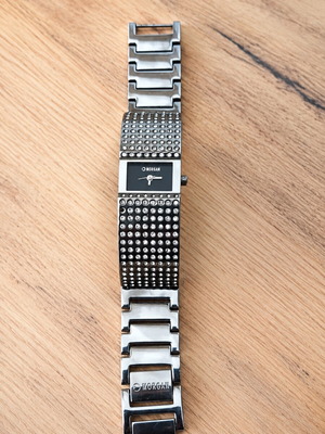 Morgan de Toi MB62B women's watch like new with metal bracelet and rhinestones