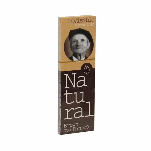 Tsigaroharto tou Pappou unprocessed ultra thin rolling paper, pack of 50