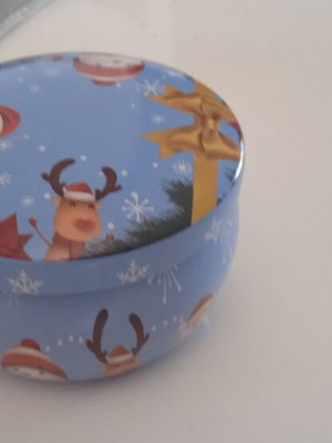 Δοχείο για ρεσό ή αρωματικά κεράκια καινούργιο, χριστουγεννιάτικο σχέδιο