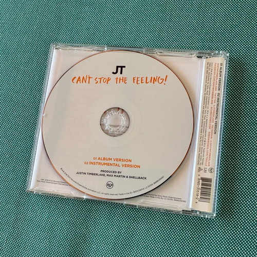 Justin Timberlake Can't Stop The Feeling CD single like new, pop