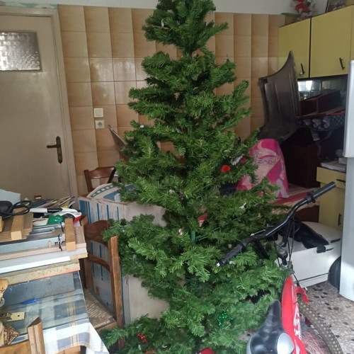 Christmas tree like new, height two meters