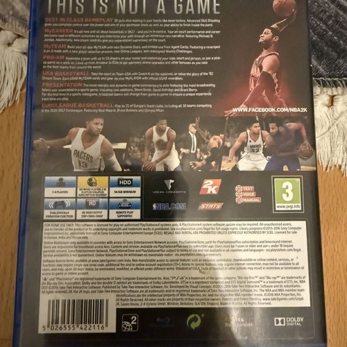 NBA 2K17 PS4 game
