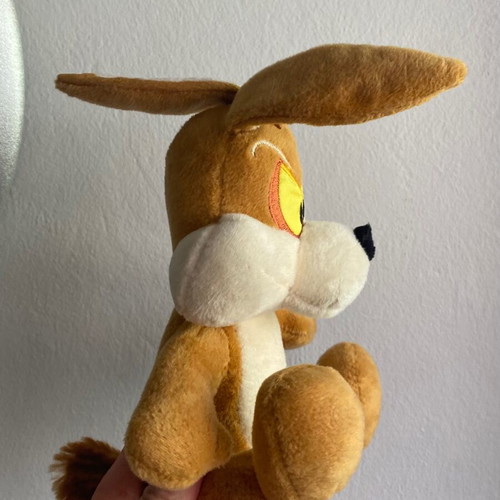 Baby Wile E Coyote plush toy Looney Tunes used