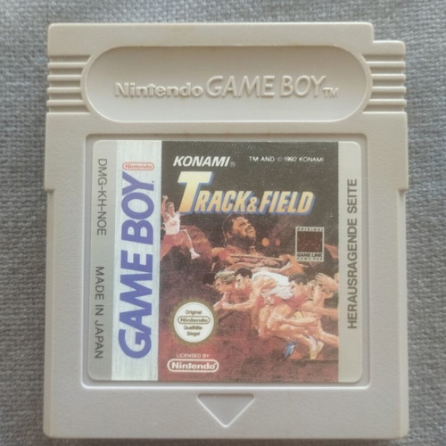 Nintendo Game Boy Track & Field game with case and manual