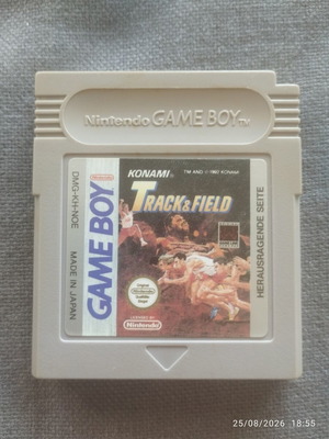 Nintendo Game Boy Track & Field game with case and manual