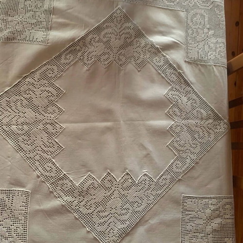 Handmade tablecloth new 1.00x1.00