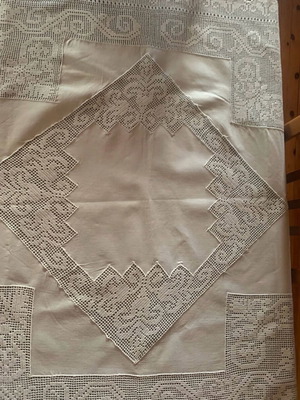 Handmade tablecloth new 1.00x1.00