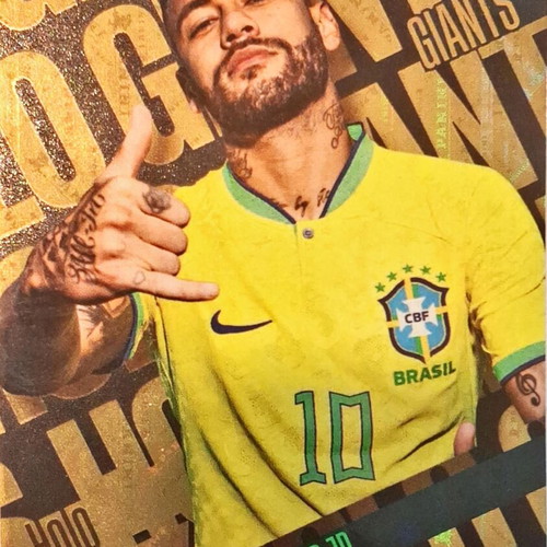 Panini Top Class Neymar Holo Giants card like new