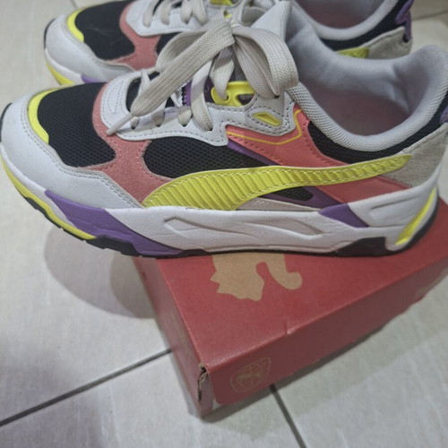 Puma athletic shoes like new, size 37, multicolor with box