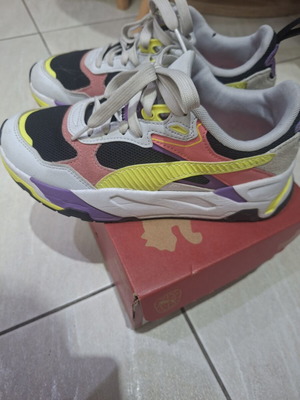 Puma athletic shoes like new, size 37, multicolor with box