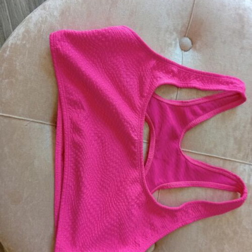 Swimwear bustier new, pink, size medium